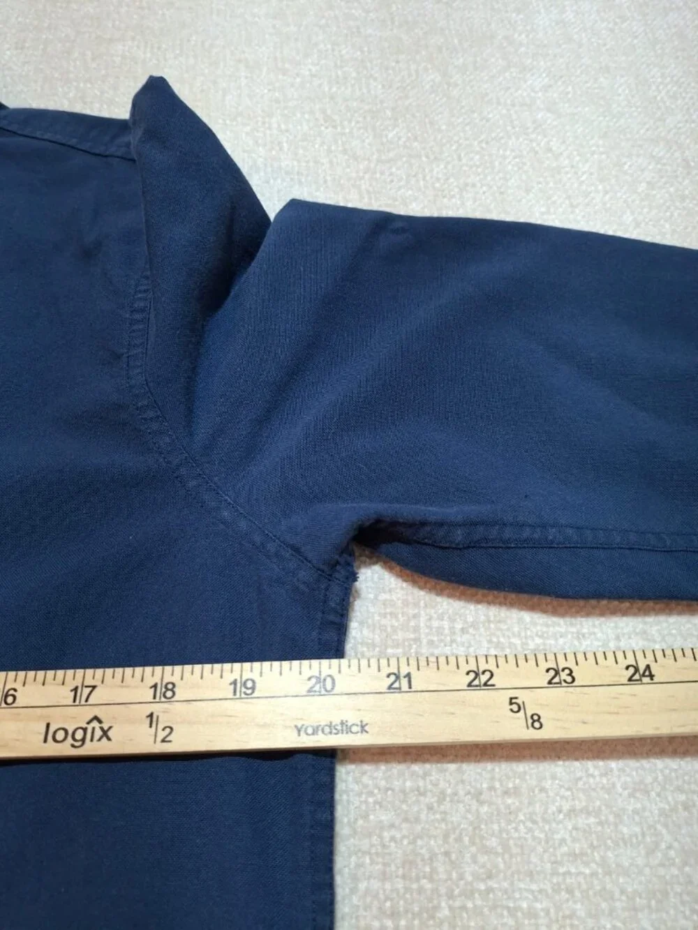 Original Penguin Heritage Slim Fit Blue Button Up Shirt Men's M